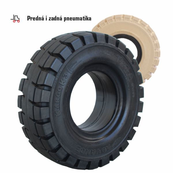 Plnopryžová pneumatika na VZV - SE 18x7-8